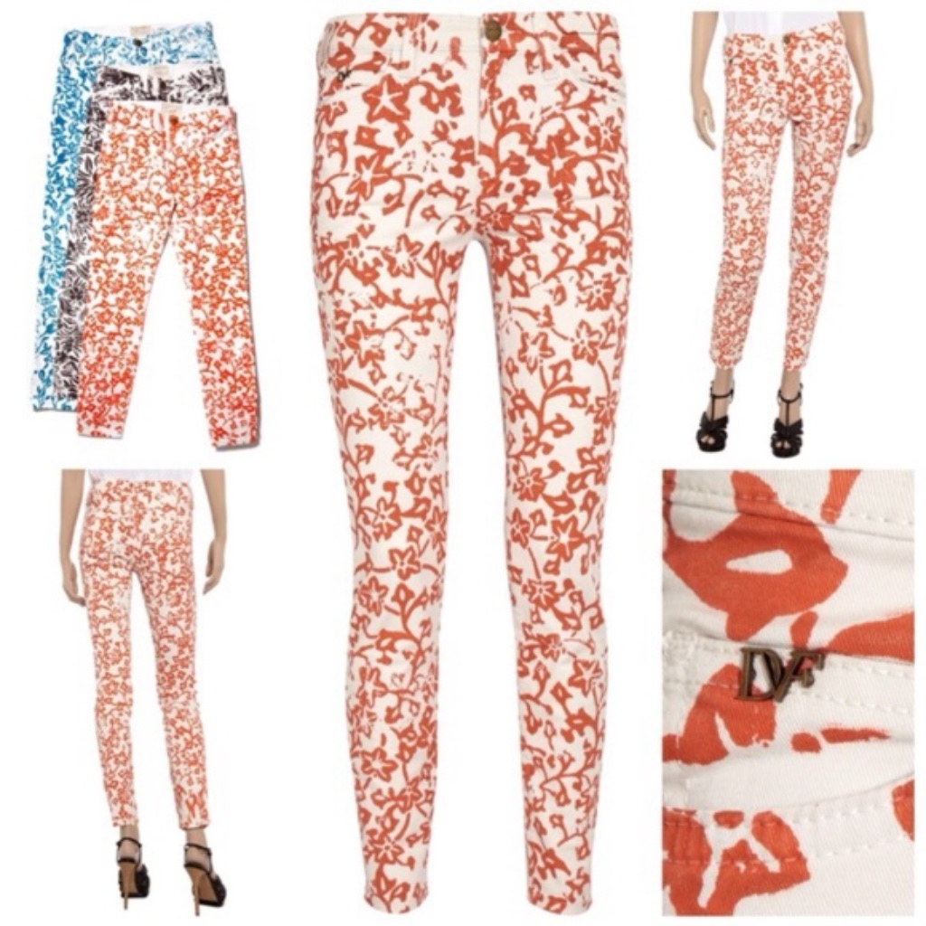 Nwt Dvf Loves Current/Elliott Classic Skinny Jeans